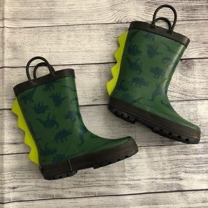 carters dinosaur rain boots